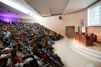 Vicente Vallés en la Facultad de Ciencias de la Comunicación