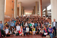Estudiantes del proyecto ‘PIIISA’ en el congreso final en Teatinos
