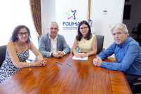 Firma de convenio entre la FGUMA y el Ayuntamiento