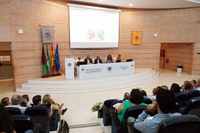 Inauguración del VII Congreso Internacional Entreculturas de Traducción e Interpretación, en la Facultad de Ciencias de la Comunicación 