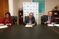 Firma del acuerdo de colaboración de la UMA con el Colegio de Graduados Sociales e Ibermutua