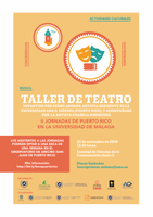 Cartel taller de teatro II Jornadas de Puerto Rico