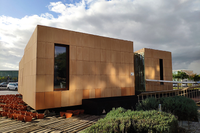 Casa solar  ‘Lab Patio 2.12, ubicada en el campus de Teatinos