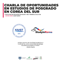 Charla Oportunidades de Posgrado en Corea