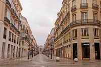 Málaga desierta