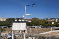 Imagen de la estación meteorológica ubicada en el CIMES