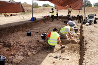 Investigadores de la UMA trabajan en las excavaciones