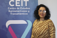 Gisela Montiel durante su estancia en el CEIT