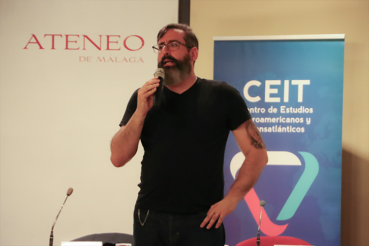Ramón Nogueras durante su ponencia
