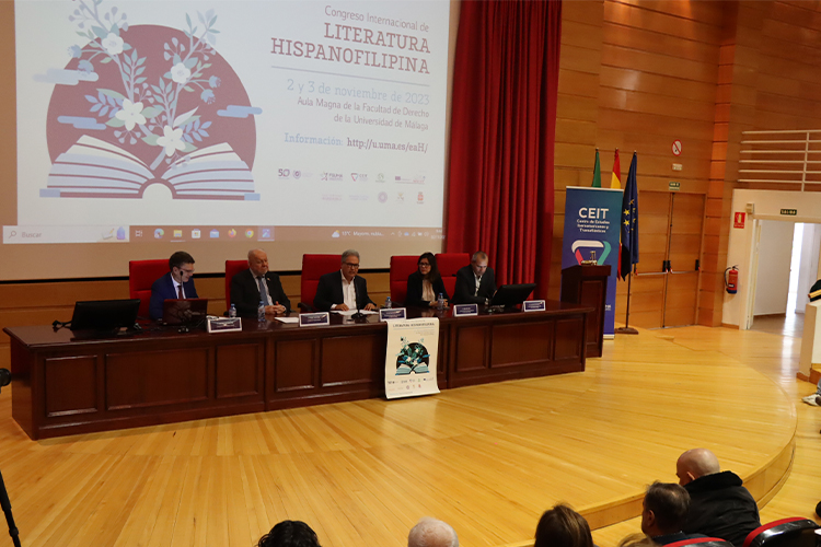 Inauguración del Congreso Internacional de Literatura Hispanofilipina