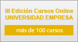 Banner de la III Edición de los Cursos Online Universidad Empresa