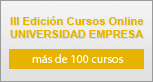 Banner de la III Edición de los Cursos Online Universidad Empresa