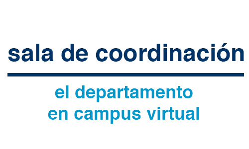 Sala de Coordinación del Dpto. en Campus Virtual
