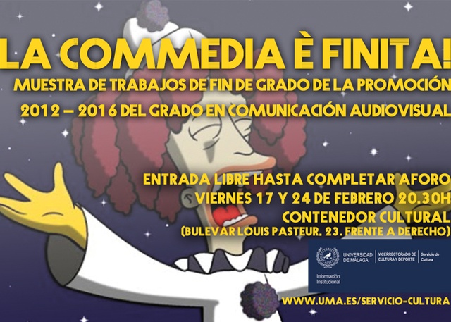 La Commedia E Finita Universidad De Malaga Finita la commedia is an italian phrase that literaly means end of the farce (farce being some dramatic composition that often exagerates the negative characteristics of people). la commedia e finita universidad de