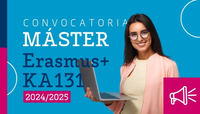 Convocatoria de Movilidad Erasmus+ KA131 para máster 24/25