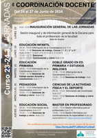 3ª Jornadas de Coordinación Docente 2024/2025