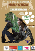 Conferencia benéfica REBECA ATENCIA, Veterinaria deja y directora del Instituto Jane Goodall en el Congo