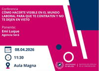 Conferencia sobre marca personal y empleabilidad con la egresada Emi Luque