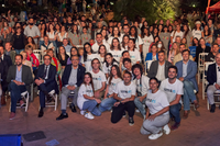La UMA recibe a sus alumnos internacionales en un multitudinario acto celebrado en el Jardín Botánico