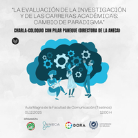 Charla-coloquio sobre la evaluación de la investigación y las carreras académicas en la Facultad de Ciencias de la Comunicación