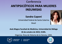 Conferencia. "Antipsicóticos para mujeres insumisas"
