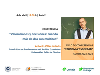 Conferencia de Antonio Villar Notario