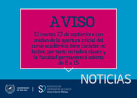 Apertura Oficial Curso Académico