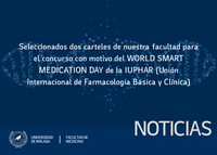 Seleccionados dos carteles de la Facultad para representr a España en el WORLD SMART MEDICATION DAY