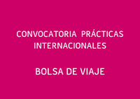 CONVOCATORIA PRÁCTICAS INTERNACIONALES