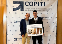 Manuel Córdoba Ramos recibe el Premio al Mejor Expediente Académico en el XIX Día de la Profesión de COGITIMA