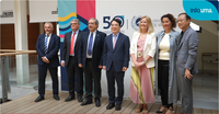 The UMA receives a visit from a delegation of the National University of Incheon.
