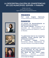 Seminario Internacional: "La descentralización de competencias en los municipios: España y Panamá"