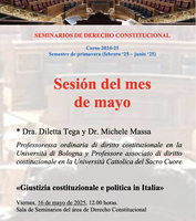 Seminario: "Giustizia costituzionale e politica in Italia"