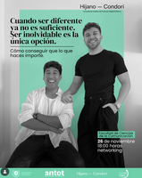 Charla: Cuando ser diferente ya no es suficiente...