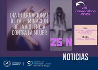 25 de noviembre. Día internacional de la eliminación de la violencia contra la mujer