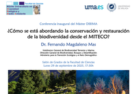 Conferencia inaugural del Máster DIBIMA
