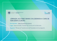 Jornada OTRI: Acciones Marie Skłodowska-Curie de Horizonte Europa