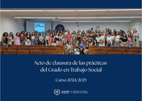 Acto de Clausura de las Prácticas del Grado en Trabajo Social 24-25