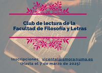 Se inaugura el Club de lectura de la Facultad de Filosofía y Letras