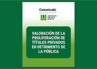 Comunicado Universidades Públicas de Andalucía