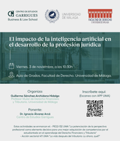 Congreso Garrigues-UMA: "El impacto de la inteligencia artificial en el desarrollo de la profesión jurídica"