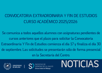 Convocatoria Extraordinaria 25-26