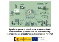 Convocatoria "Ayudas al intercambio de conocimientos y actividades de formación e información en el sector agrolimentario"