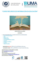 Curso Recursos de Información en Educación Febrero 2024