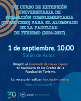 Acto de Bienvenida y Curso Cero 2026-2027