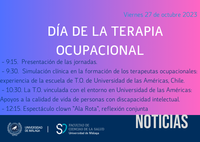 JORNADA DEL DÍA DE LA TERAPIA OCUPACIONAL