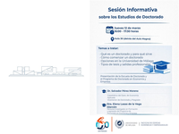 ¿Te planteas hacer un doctorado? Sesión informativa - 12 de marzo