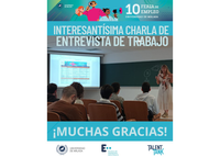 Celebración de la charla “Cómo afrontar una entrevista de trabajo”