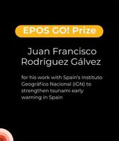 Outstanding Success for Our EDANYA Research Group at EGU 2026: Juan Francisco Rodríguez Gálvez Awarded the EPOS GO! Prize