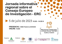 Jornada informativa sobre las convocatorias del Consejo Europeo de Investigación (ERC) de Horizonte Europa.